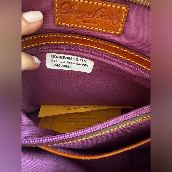 (NWT) Beauty and the Beast Large Shopper Tote 🥀 Dooney & Bourke - Picture 6 of 8